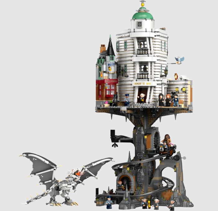 Combining EVERY LEGO Harry Potter Hogwarts Castle Sets (2021-2023